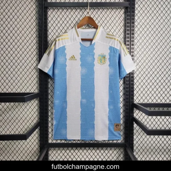 Retro 2021 Argentina x Maradona Tribute Home Jersey - Image 4