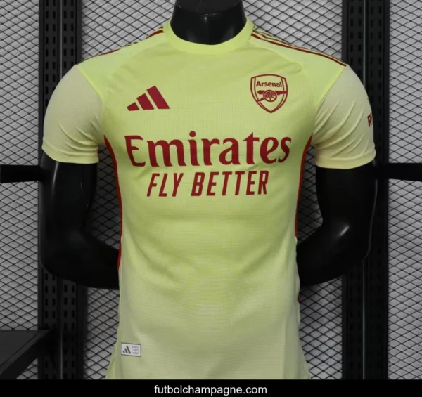 Player Version 25_26 Arsenal Home Yellow Goalkeeper Jersey - Image 5