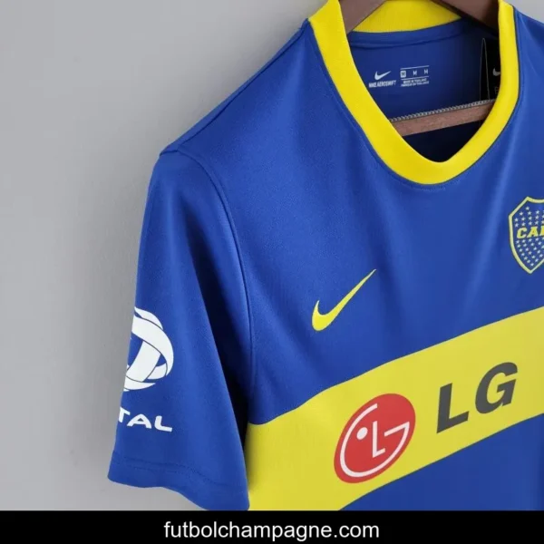 Retro 10_11 Boca Juniors Home Soccer Jersey - Image 5