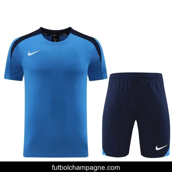 24_25 Nike Blue_Black Short Sleeve Jersey+Shorts - Image 9