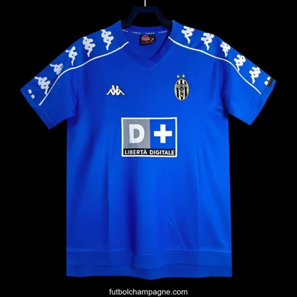 Retro 99_00 Juventus Away Blue Jersey - Image 3