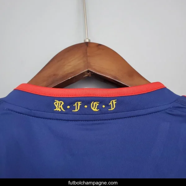 Retro long sleeve Spain 2010 away Soccer Jersey - Image 7