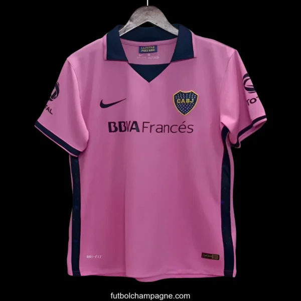 Retro 13_14 Boca Juniors Away Pink Jersey - Image 2
