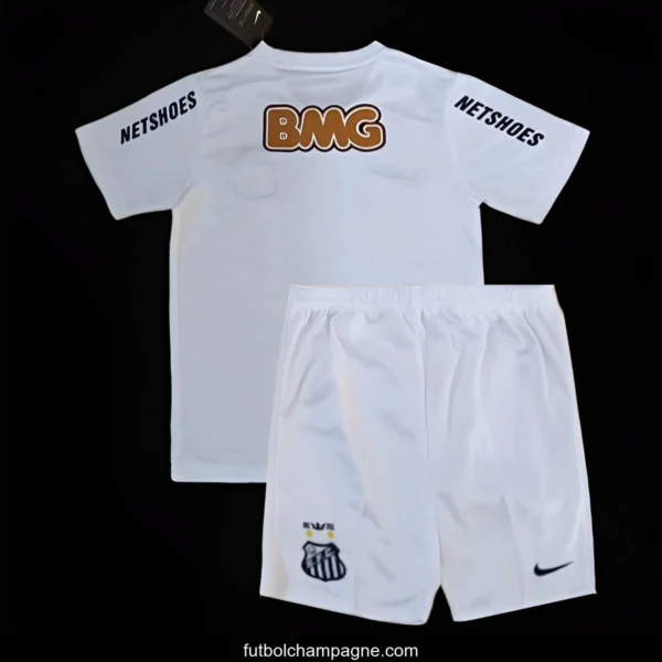 Retro Kids 12_13 Santos Home White Jersey - Image 2