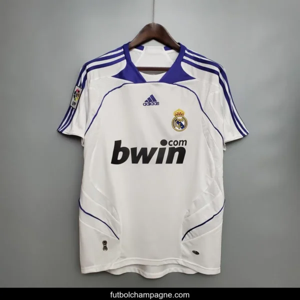 Retro Real Madrid 07_08 home Soccer Jersey - Image 5
