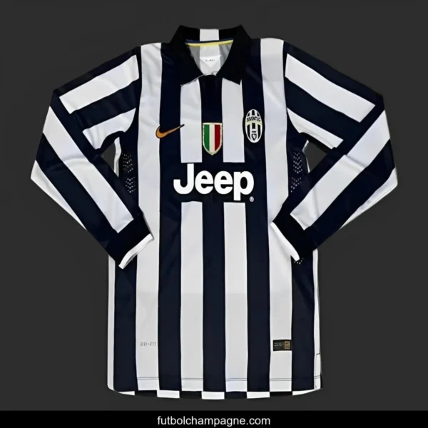 Retro 14_15 Juventus Home Long Sleeve Jersey - Image 2