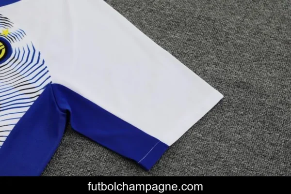 24_25 Inter Milan White Short Sleeve Jeresy+Shorts - Image 9