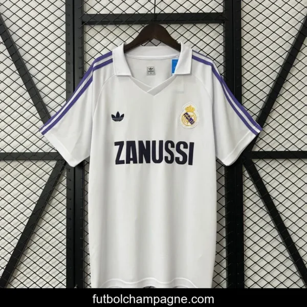 Retro 84_85 Real Madrid Home Jersey - Image 7
