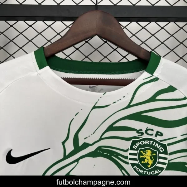 25_26 Sporting Lisbon White Special Jersey - Image 3