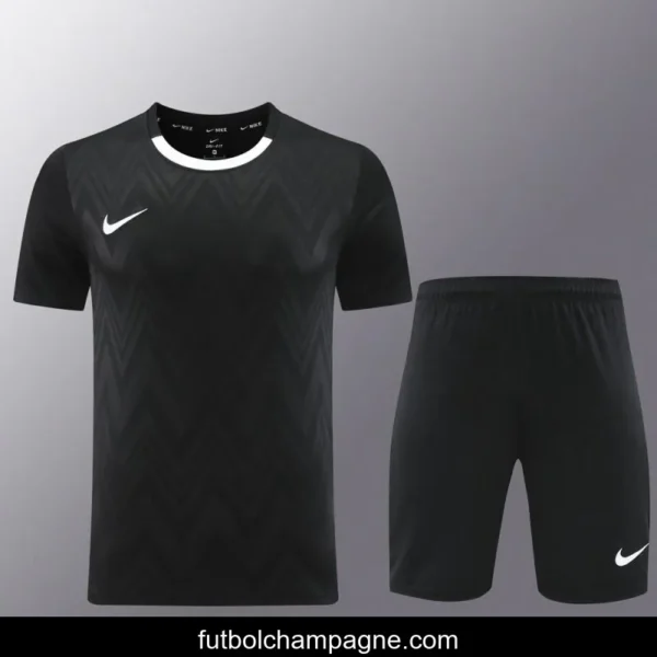 24_25 Nike Black Short Sleeve Jersey+Shorts - Image 15