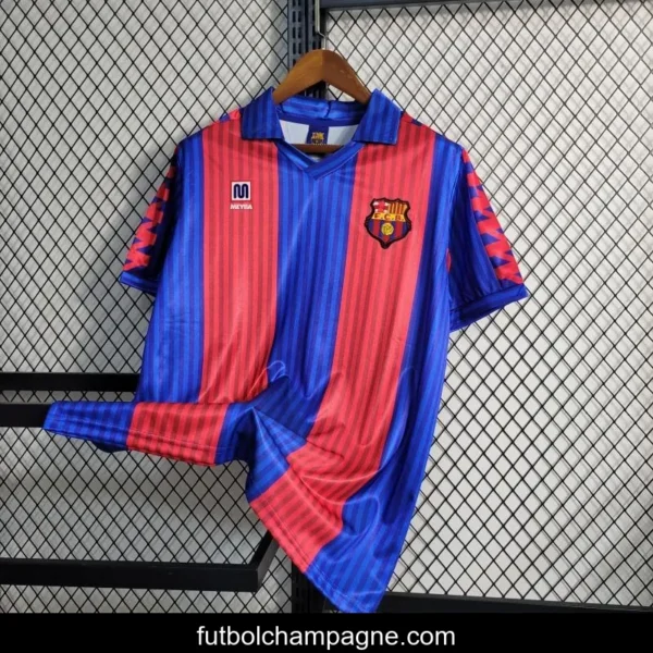 Retro 91_92 Barcelona Home Jersey - Image 6