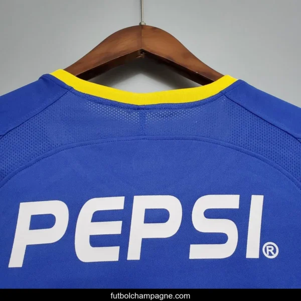 Retro Long Sleeve Boca Juniors 03_04 home Soccer Jersey - Image 10