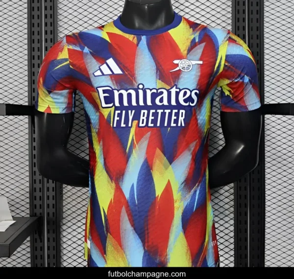 Player Version 25_26 Arsenal Multicolor Abstract Art Pattern Jersey - Image 7