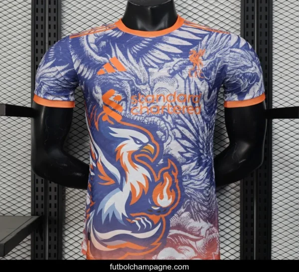 Player Version 25_26 Liverpool Blue with Orange Flaming Bird Special Jersey - Image 9