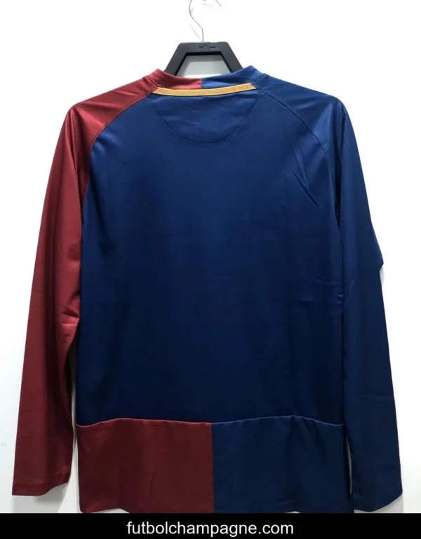 Retro 08_09 Long SLeeve Barcelona Home Champions Version Soccer Jersey - Image 7
