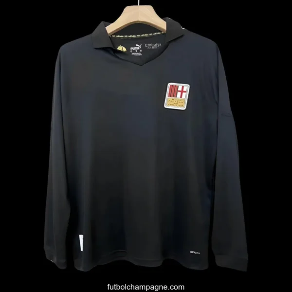 24_25 AC Milan 125Th Anniversary Black Long Sleeve Jersey - Image 2