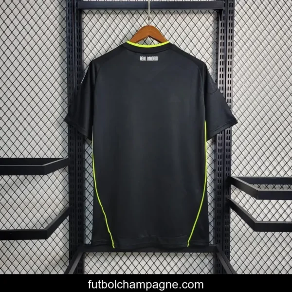 Retro 10-11 Real Madrid Away Black Soccer Jersey - Image 5