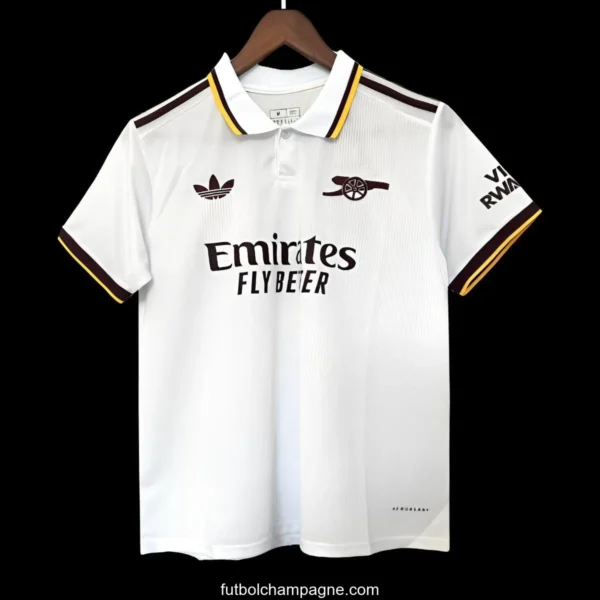 25_26 Arsenal Away White Jersey - Image 7
