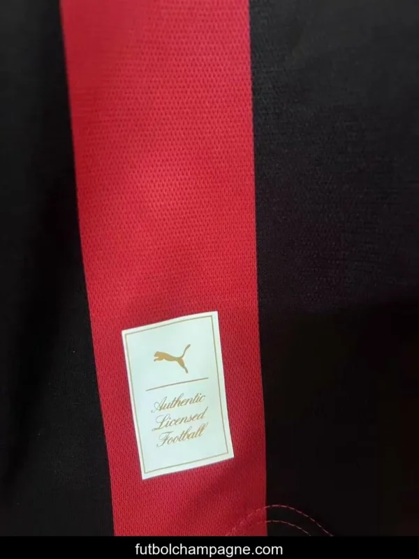 24_25 AC Milan 125Th Anniversary Home Long Sleeve Jersey - Image 2