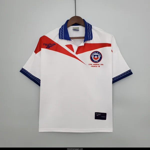 Retro Chile 1998 away Soccer Jersey - Image 4