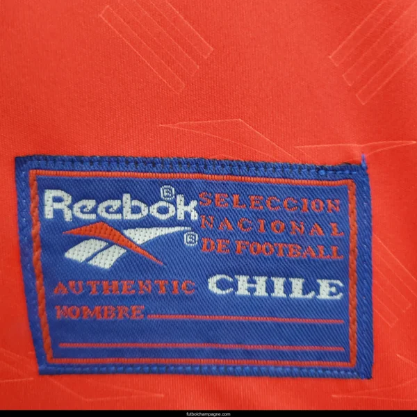 Retro 1998 Chile home Soccer Jersey - Image 4