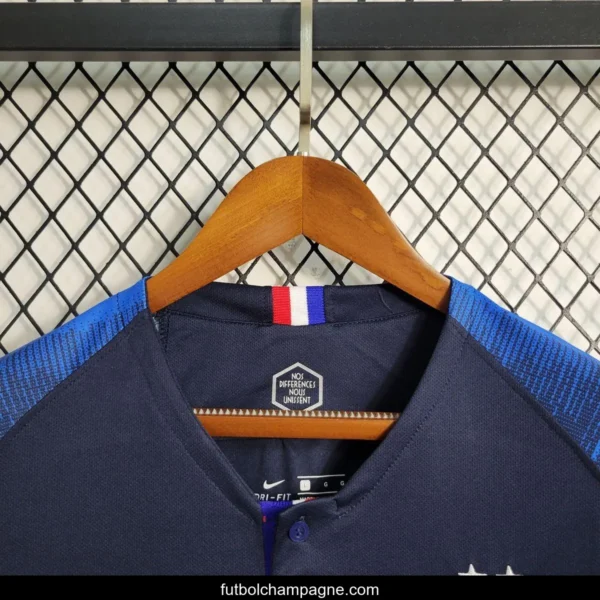 Retro 2018 France Home Jersey - Image 7