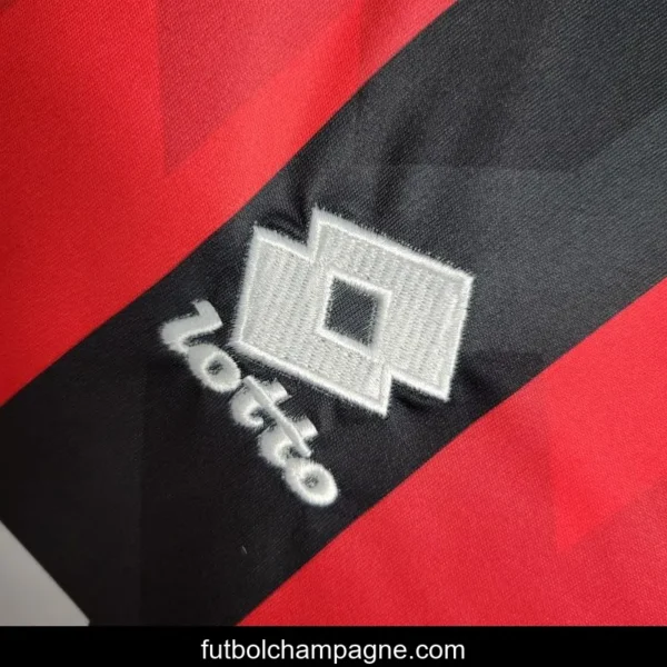 Retro 93-94 AC Milan Home Soccer Jersey - Image 6