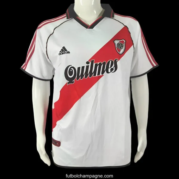 Retro 00_01 River Plate Home Jersey - Image 4
