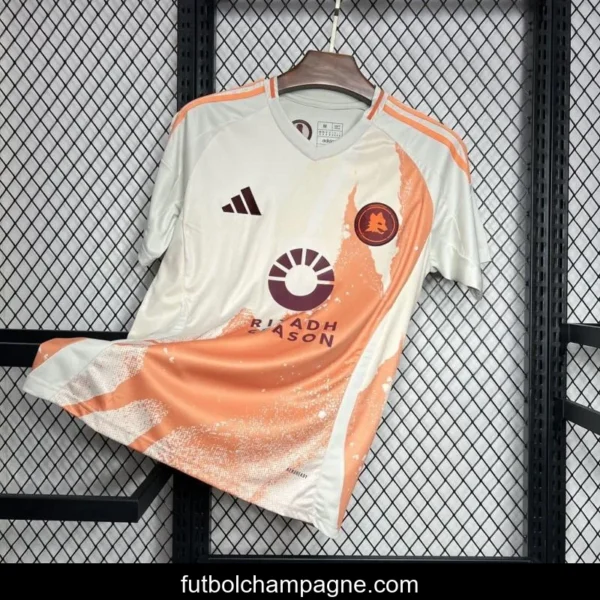 24_25 AS Roma Away White Jersey - Image 6