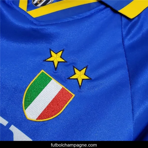 Retro 95_96 Juventus Away Blue Jersey - Image 4