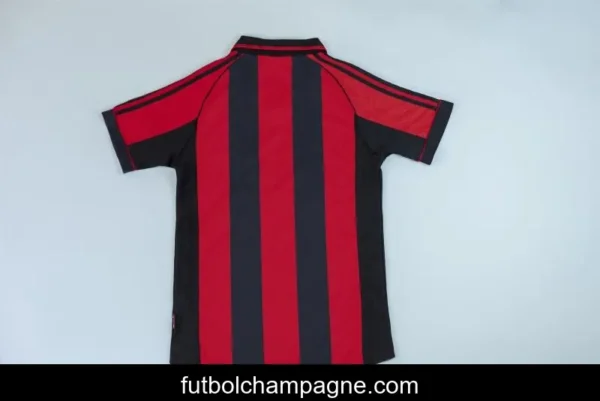 RETRO 98_00 AC Milan Home Soccer Jersey - Image 2