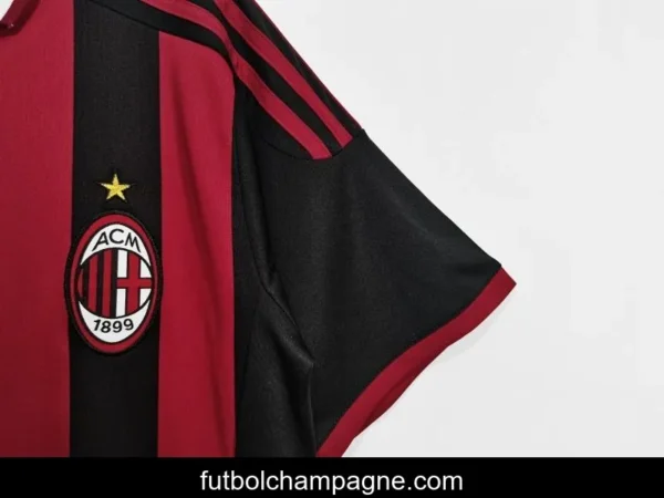 Retro 2009_10 AC Milan Home Soccer Jersey - Image 6