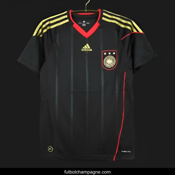 Retro 2010 Germany Away Black Jersey - Image 2