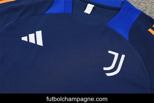 24_25 Juventus Navy Short Sleeve Jersey+Shorts - Image 7