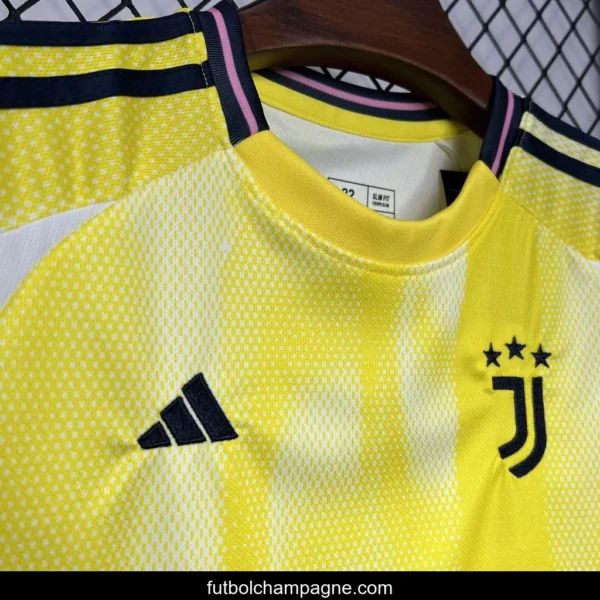 24_25 Kids Juventus Away Yellow Jersey - Image 5
