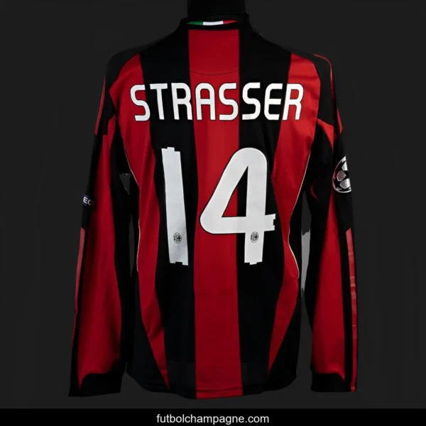 Retro 10_11 AC Milan Home Long Sleeve Jersey - Image 3