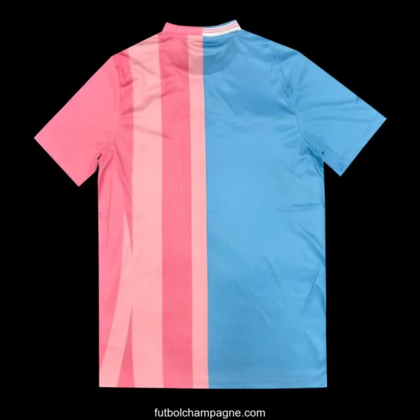 25_26 Inter Miami Blue and Pink Split Design Jersey - Image 3
