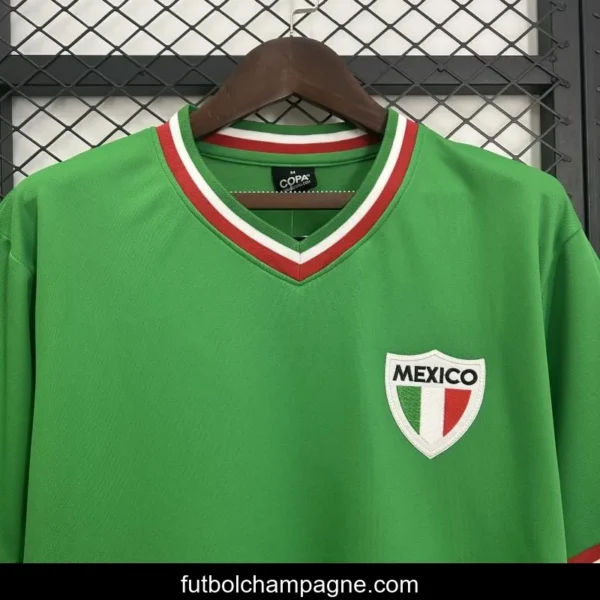 1970 Retro Mexico Home Jersey - Image 3