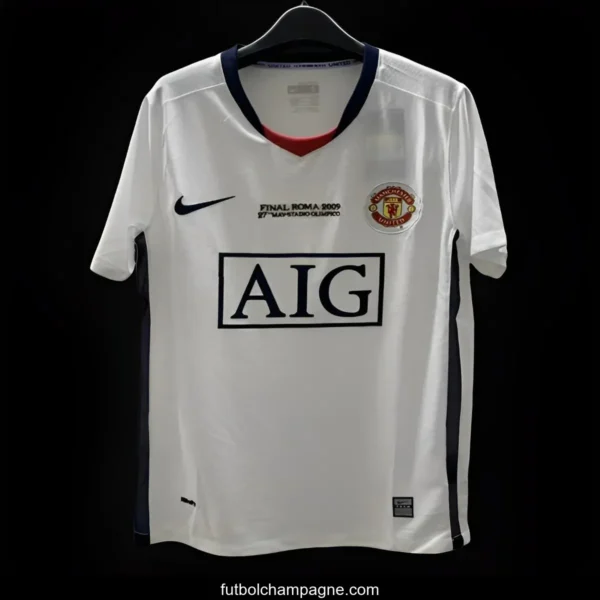 Retro 07_08 Manchester United Away White Jersey - Image 3