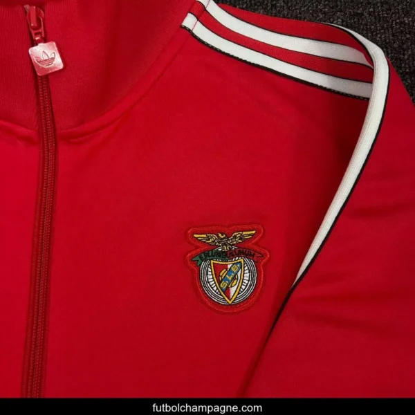 25_26 Benfica Red Full Zipper Tracksuit + Long Pants - Image 9