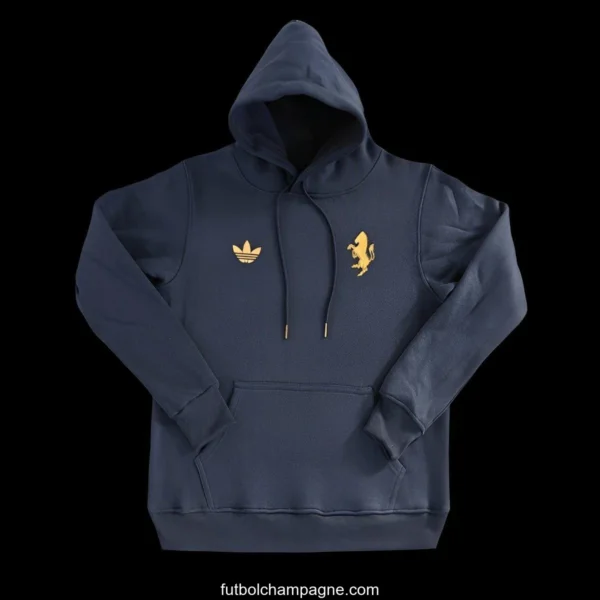 24_25 Juventus Navy Hoodie - Image 2