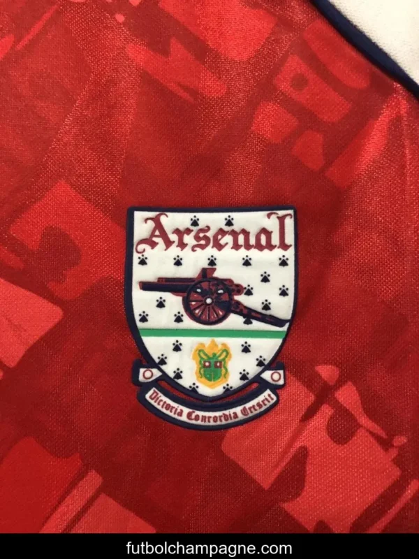 Retro 90_92 Arsenal Home Soccer Jersey - Image 5