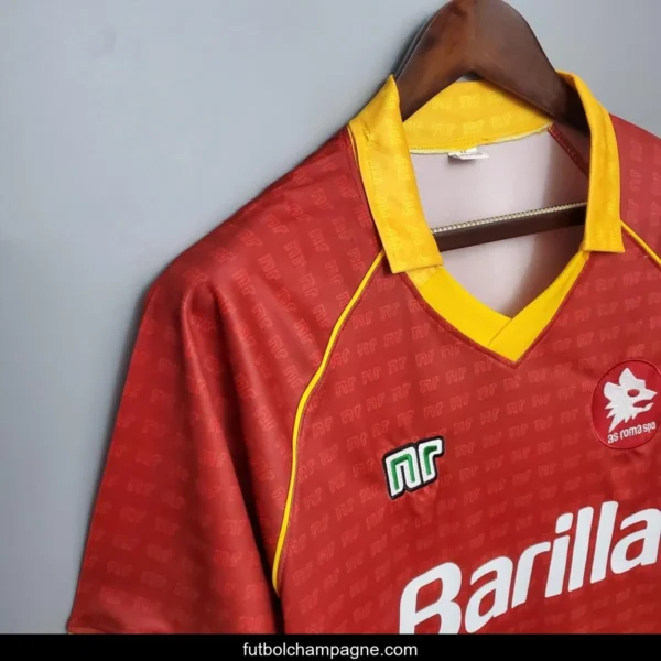 Retro Roma 90_91 home Soccer Jersey - Image 5