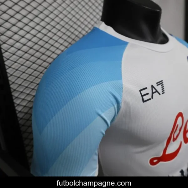 Player Version SSC Napoli Face Game Hirving Lozano Champion Jersey - Image 5