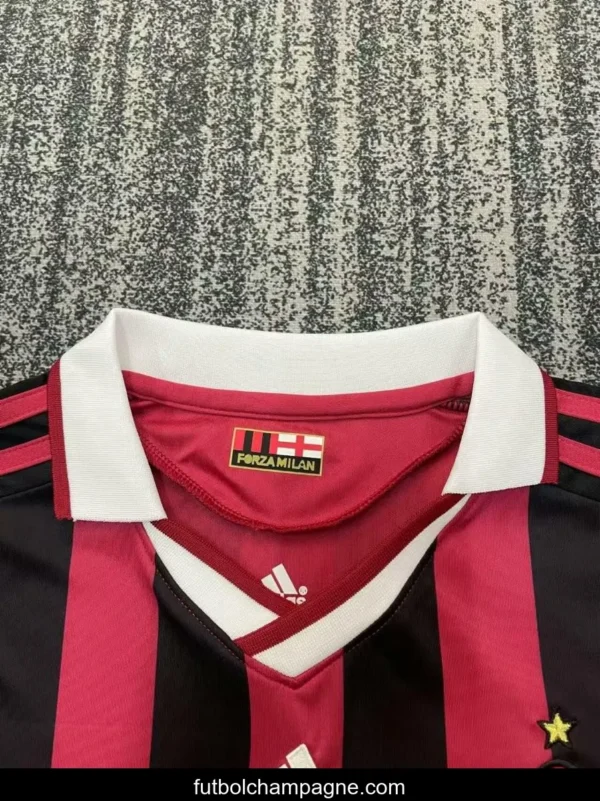 Retro Kids 09_10 AC Milan Home Jersey - Image 9