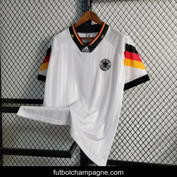 Retro 1992 Germany Home Soccer Jersey - Image 5