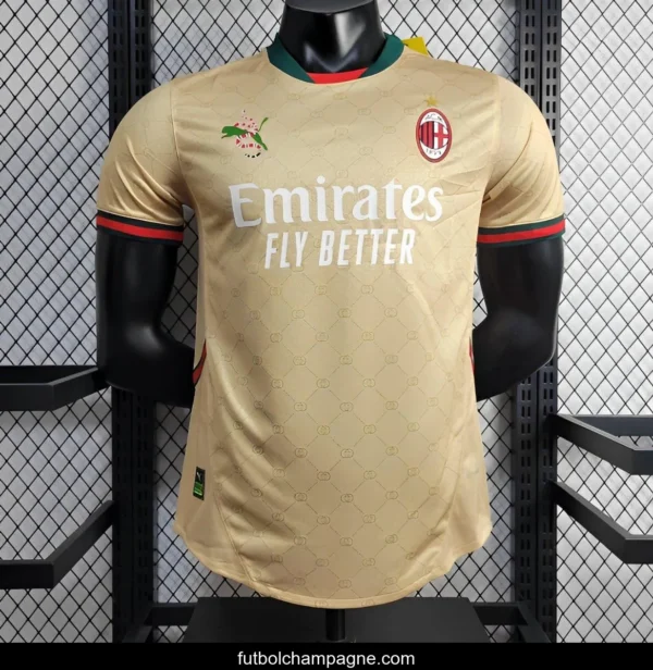 Player Version 24_25 AC Milan x Gucci Golden 125th Anniversary Jersey - Image 6