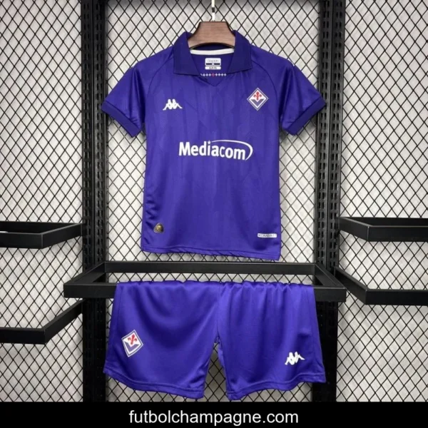 24_25 Kids Fiorentina Home Jersey - Image 4