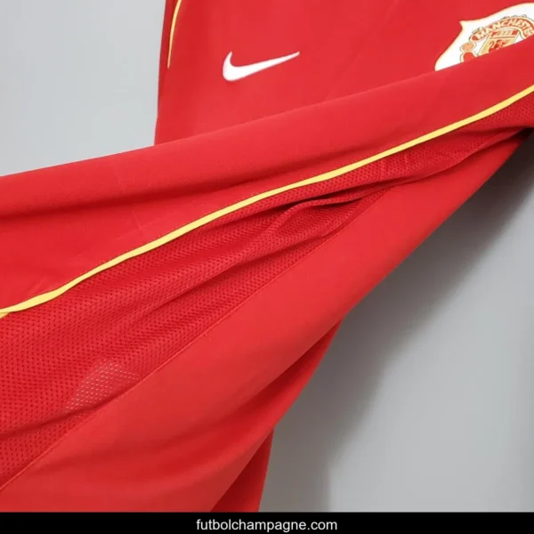 Retro 06_07 Manchester United Long sleeve home Soccer Jersey - Image 7