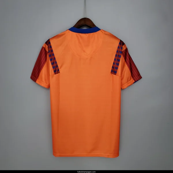 Retro 89_92 Barcelona Away Orange Jersey - Image 6